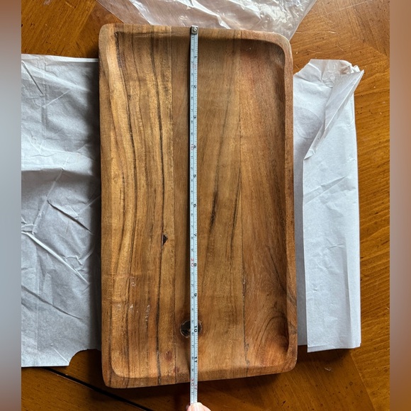 To the Market Buy the Change You Want to See wooden tray - Picture 3 of 6